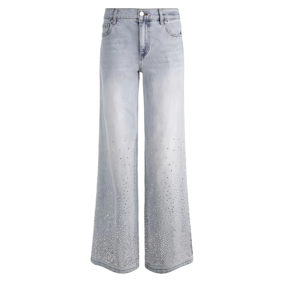 Alice + Olivia Amazing Embellished Jean 28 - Picture 3 of 13